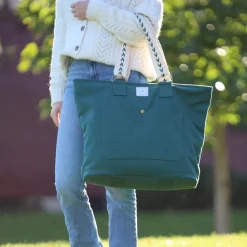 Momkindness Day & Away Canvas Tote - Juniper