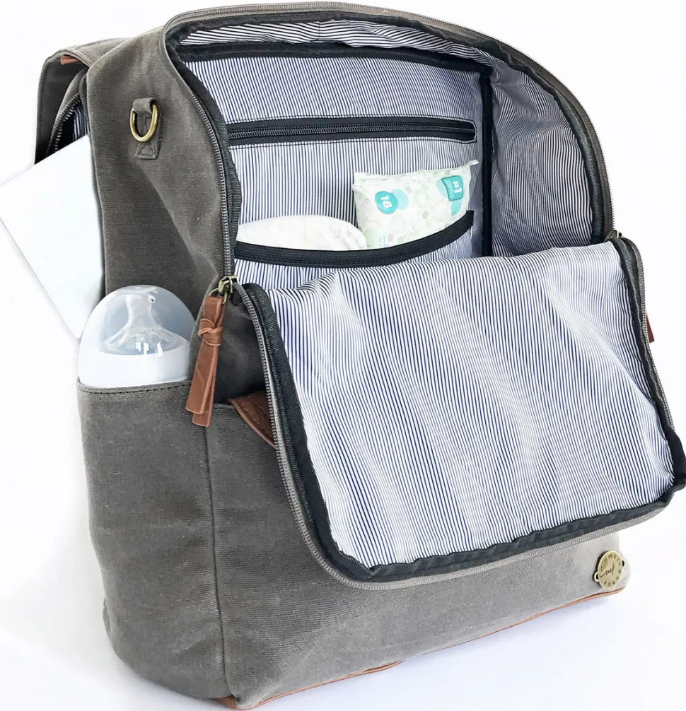 Momkindness Duo Backpack - Grey