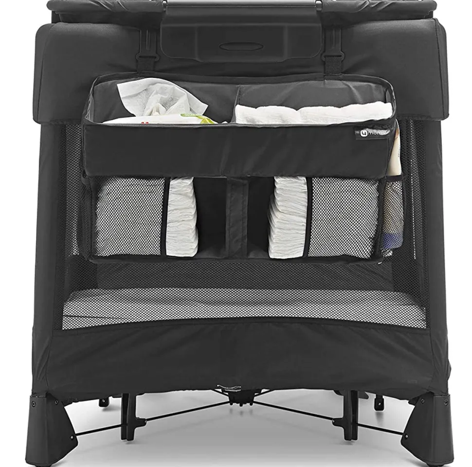 4moms Breeze Playard Diaper Storage Caddy - Black