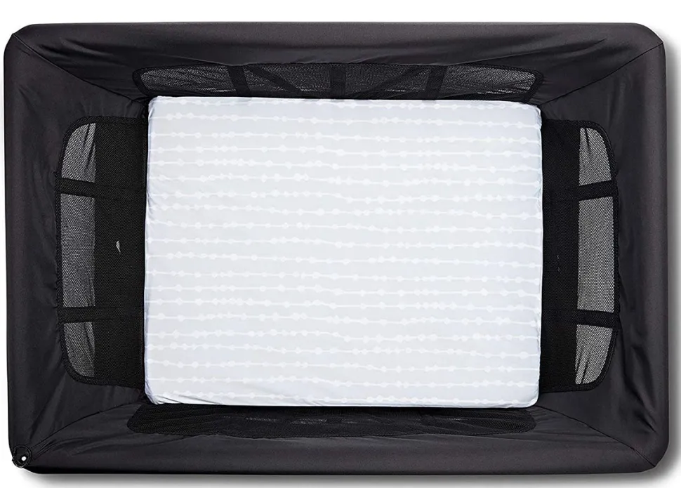 4moms Breeze Plus Waterproof Bassinet Sheet - Grey Beads
