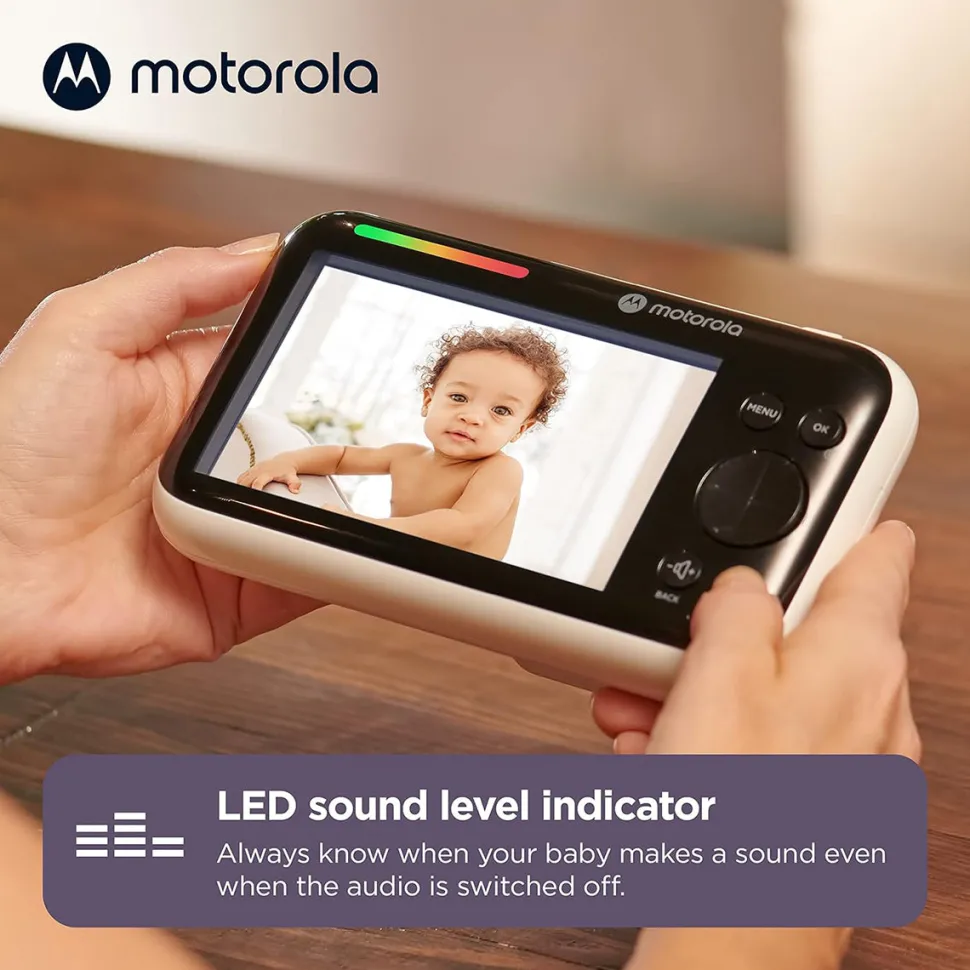Motorola PIP1510 Connect 5" Wi-Fi Motorized Video Baby Monitor