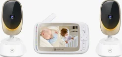 Motorola VM85 Connect 5" Wi-Fi Video Baby Monitor with Mood Light - 2 Camera Pack