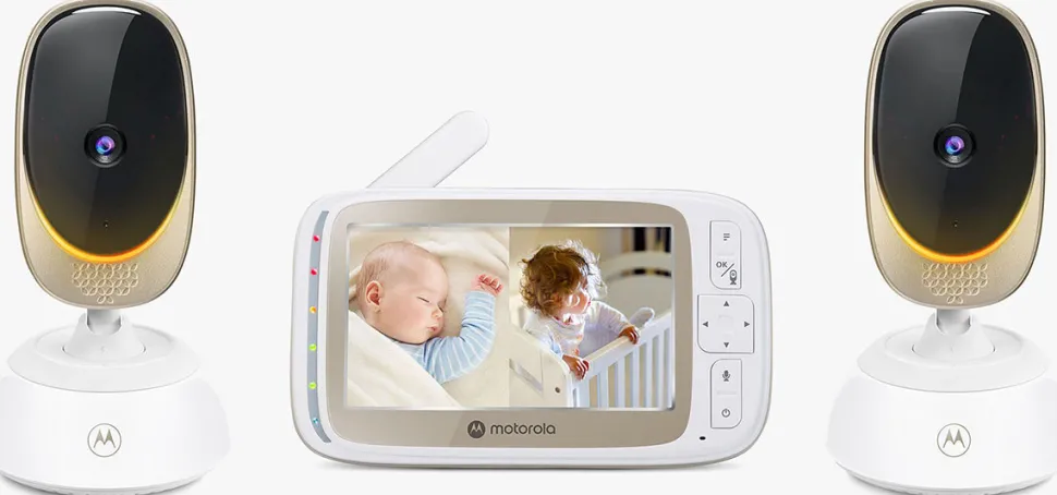 Motorola VM85 Connect 5" Wi-Fi Video Baby Monitor with Mood Light - 2 Camera Pack