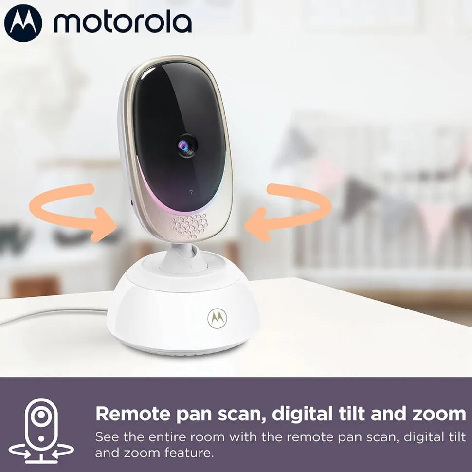 Motorola VM85 Connect 5" Wi-Fi Video Baby Monitor with Mood Light - 2 Camera Pack