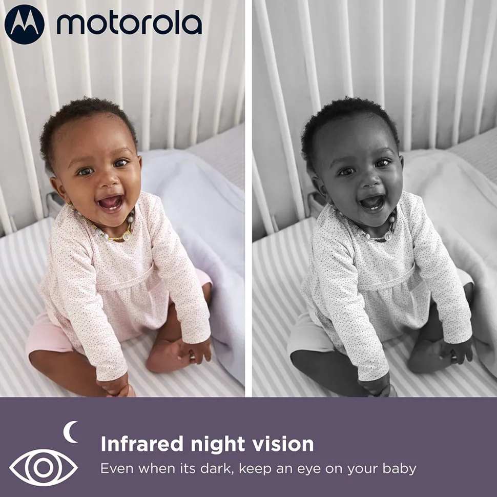 Motorola VM85 Connect 5" Wi-Fi Video Baby Monitor with Mood Light - 2 Camera Pack