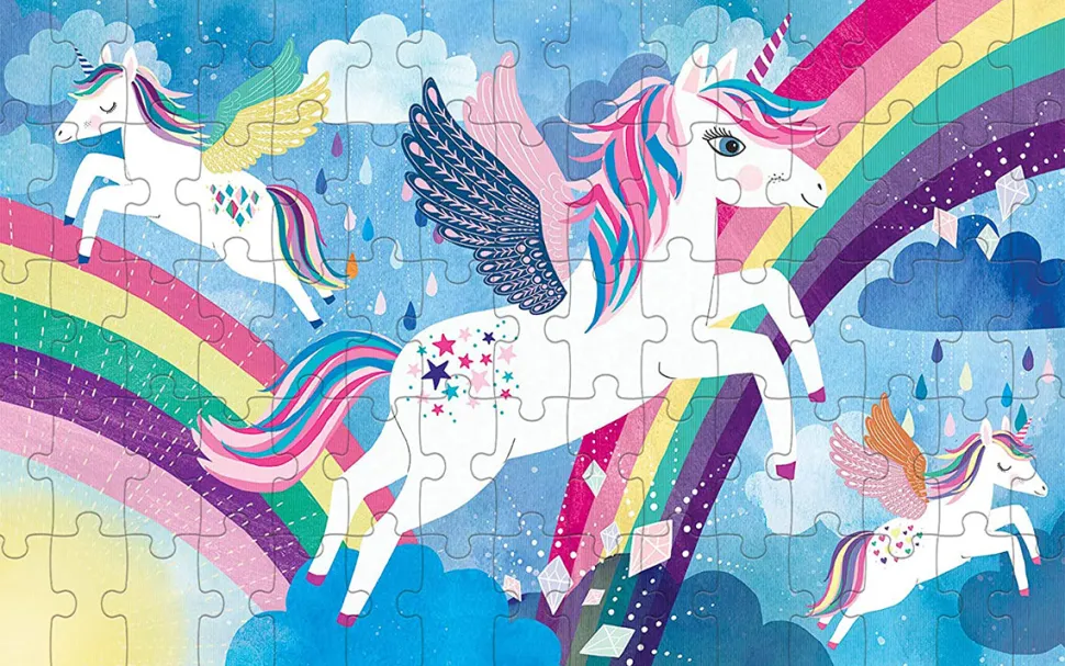 Mudpuppy 75 Piece Lenticular Puzzle - Unicorn Magic
