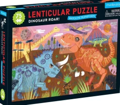 Mudpuppy 75 Piece Lenticular Puzzle - Dinosaur Roar