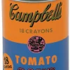 Mudpuppy Andy Warhol Soup Can Crayons - Orange