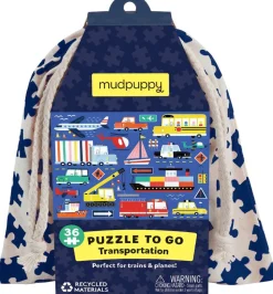 Mudpuppy Puzzle to Go - Transportation