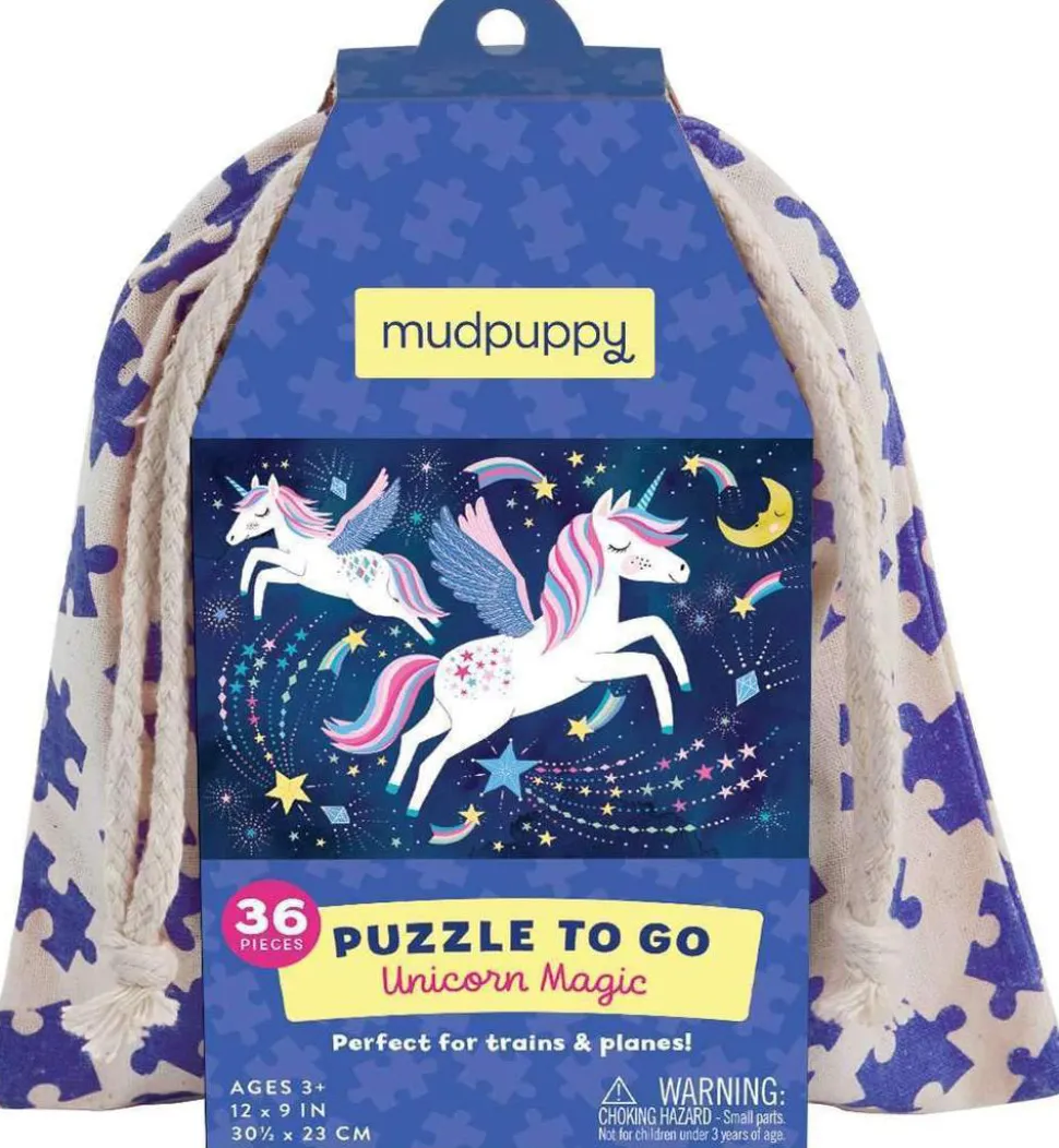 Mudpuppy Puzzle to Go - Unicorn Magic