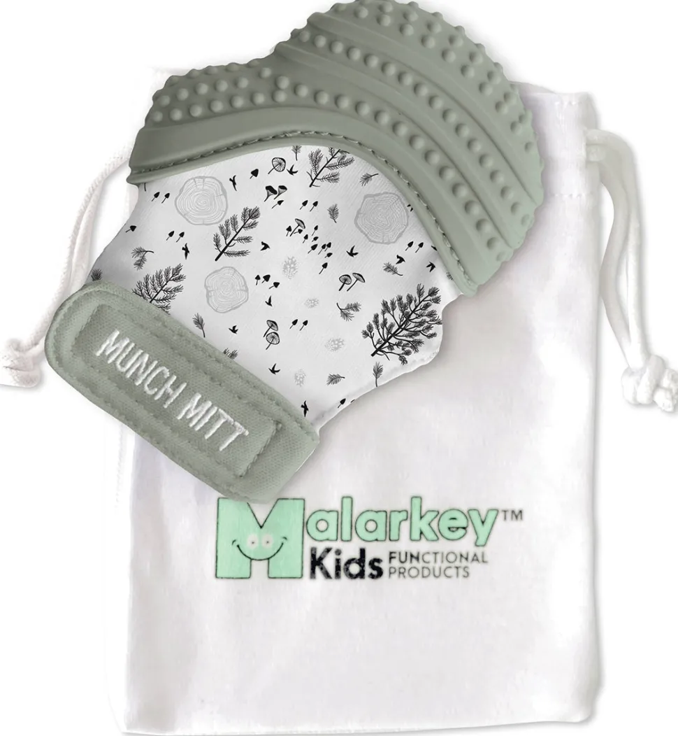 Munch Mitt Teething Mitten - Sage Woods