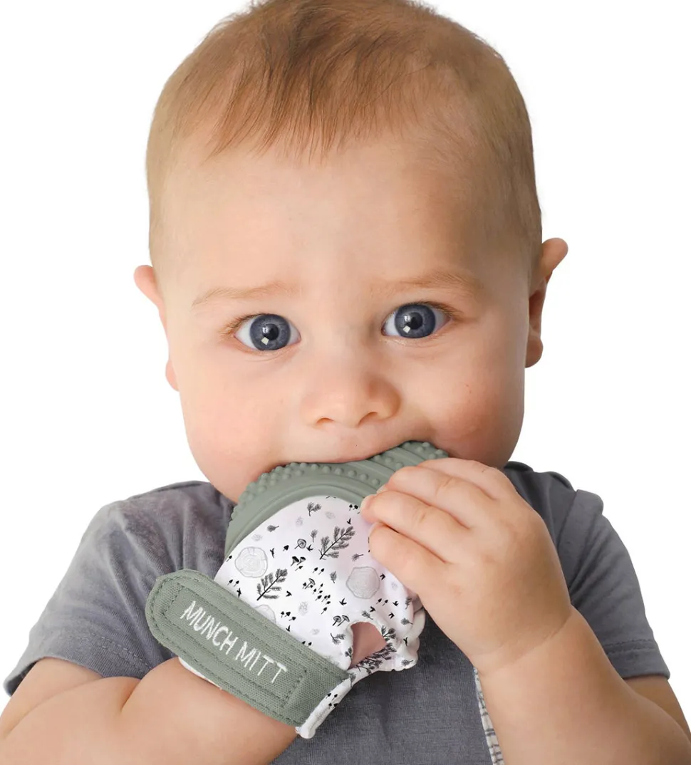 Munch Mitt Teething Mitten - Sage Woods
