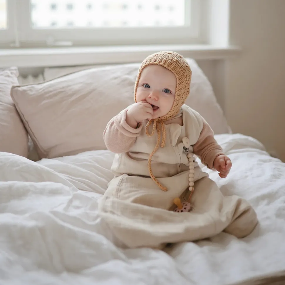 Mushie Organic Cotton Sleep Bag - Fog