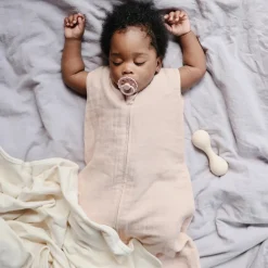 Mushie Organic Cotton Sleep Bag - Blush