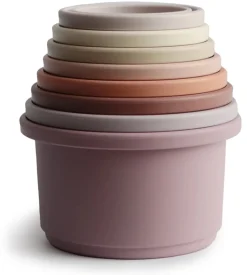 Mushie Stacking Cups Toy - Petal