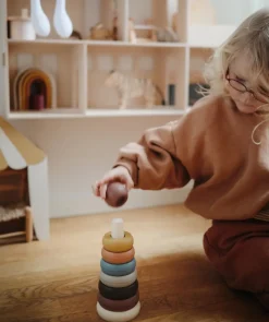 Mushie Stacking Ring Toy - Rustic