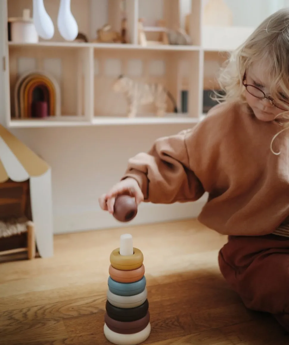 Mushie Stacking Ring Toy - Rustic