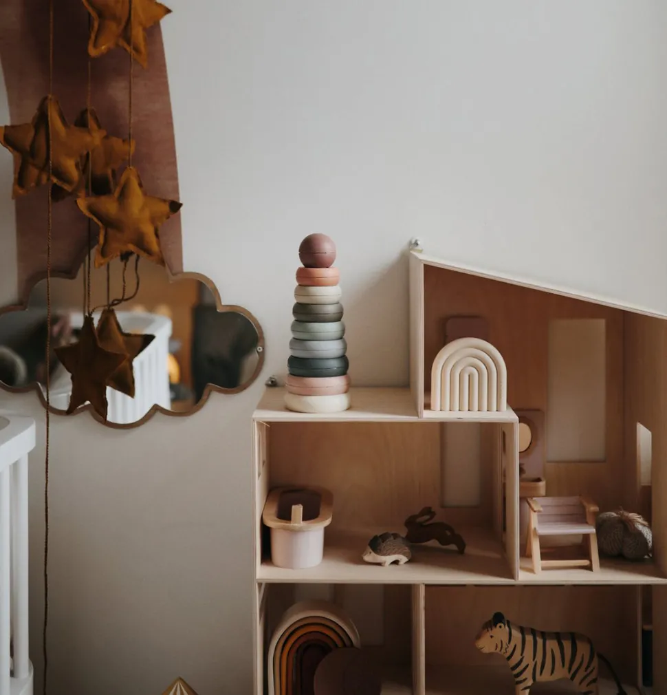 Mushie Stacking Ring Toy - Rustic
