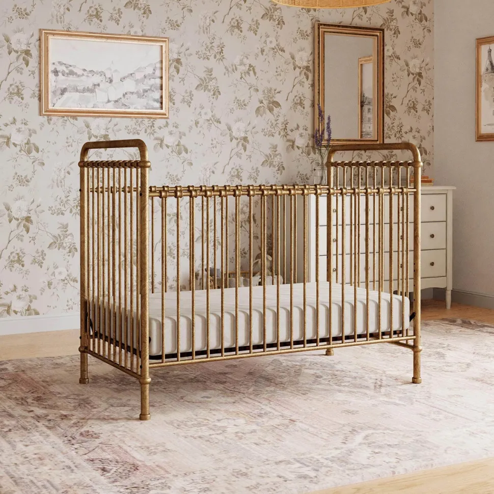 Namesake Abigail 3-in-1 Convertible Crib - Vintage Gold