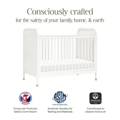 Namesake Brimsley Tambour 3-in-1 Convertible Crib - Warm White
