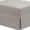 Namesake Crawford Gliding Ottoman - Performance Grey Eco-Weave
