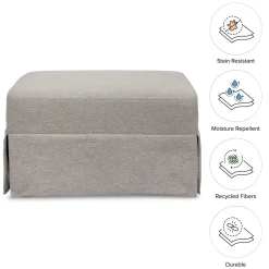 Namesake Crawford Gliding Ottoman - Performance Grey Eco-Weave