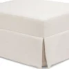 Namesake Crawford Gliding Ottoman - Performance Cream Eco-Weave