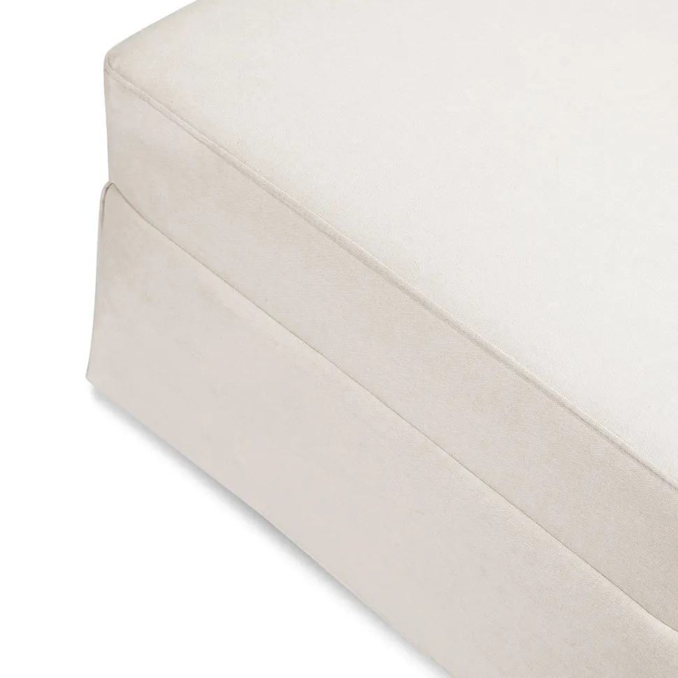 Namesake Crawford Gliding Ottoman - Performance Cream Eco-Weave