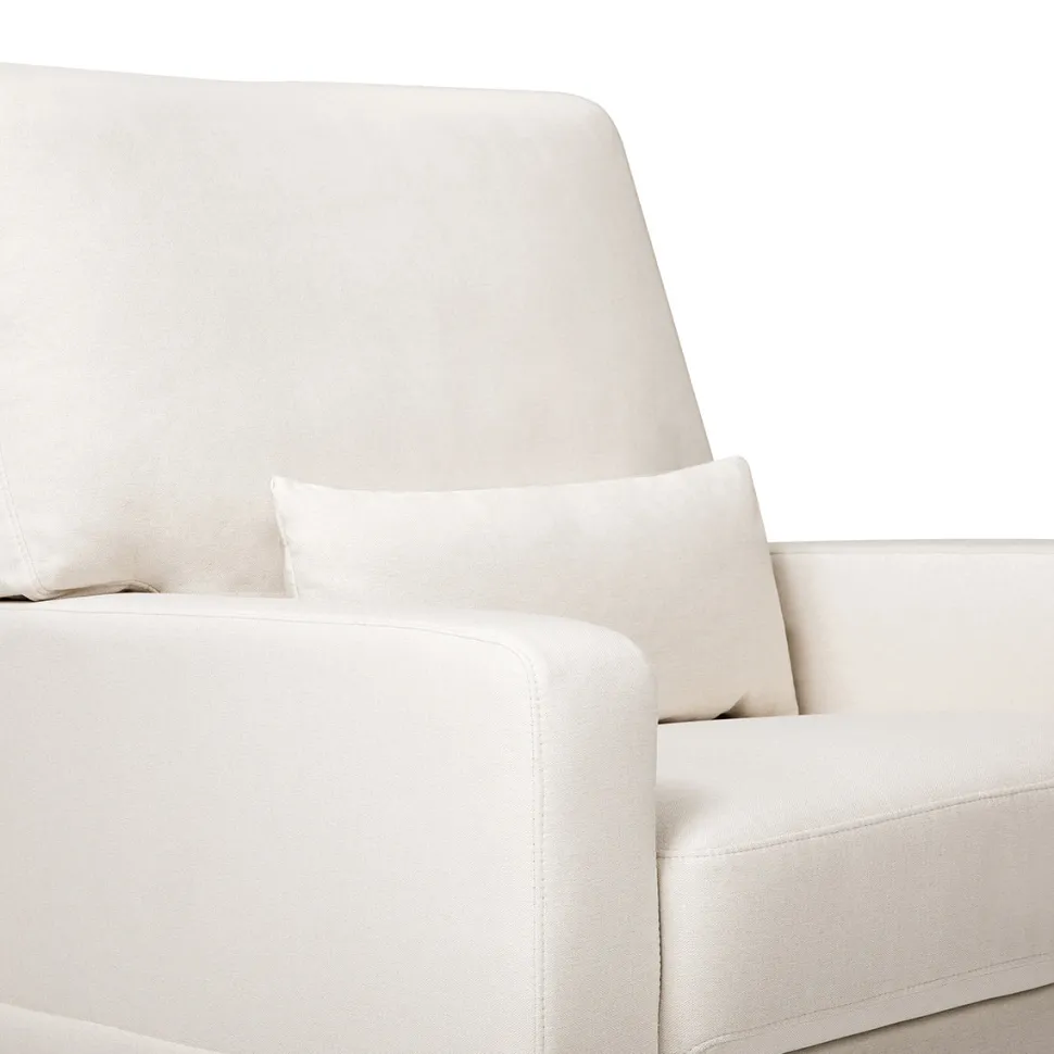 Namesake Crawford Pillowback Comfort Swivel Glider - Performance Cream Eco-Weave