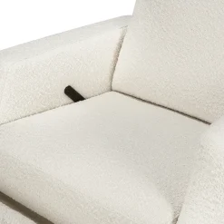 Namesake Crewe Swivel Glider Recliner - Ivory Boucle w/Light Wood Base