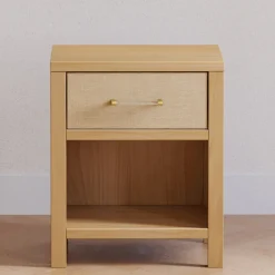 Namesake Eloise Assembled Nightstand - Honey and Performance Sand Eco-Weave