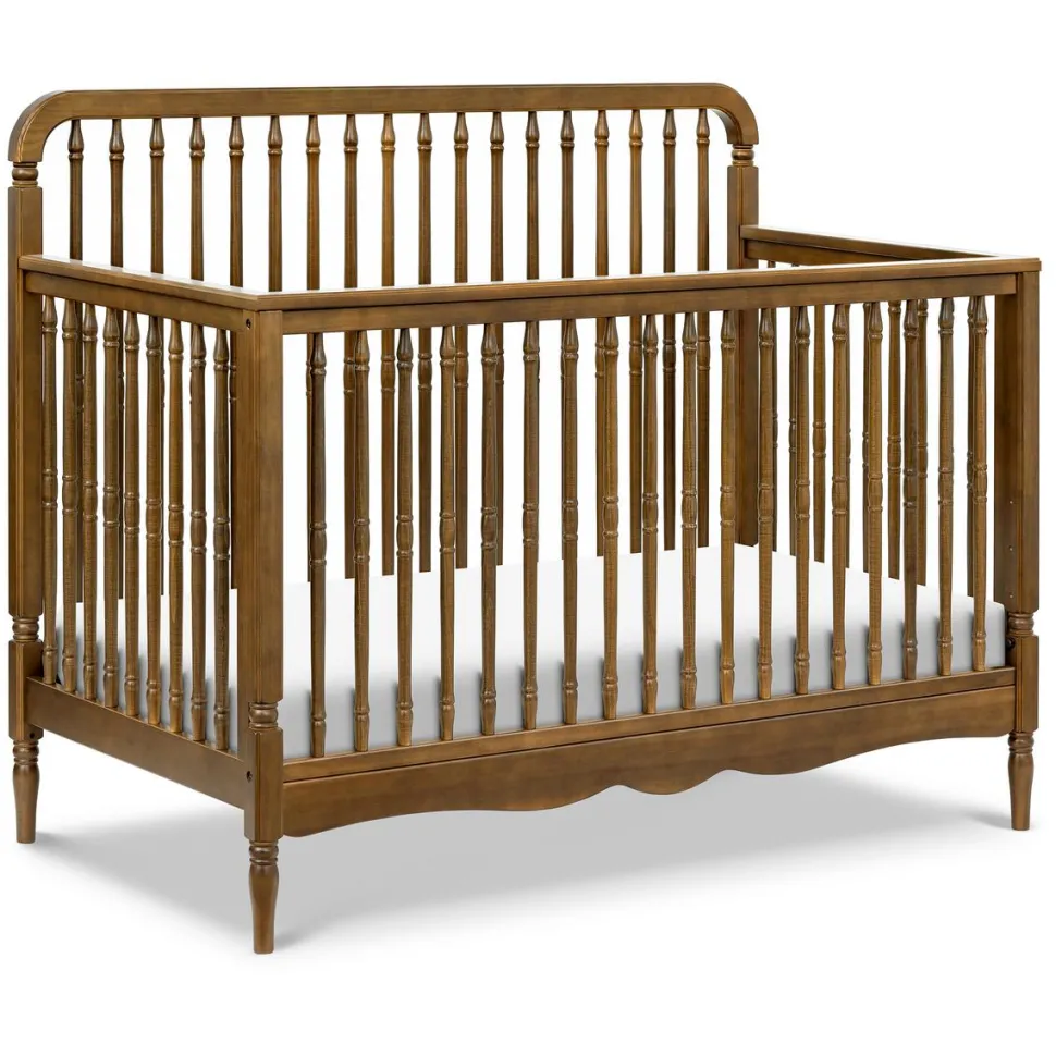 Namesake Liberty 4-in-1 Convertible Spindle Crib - Natural Walnut