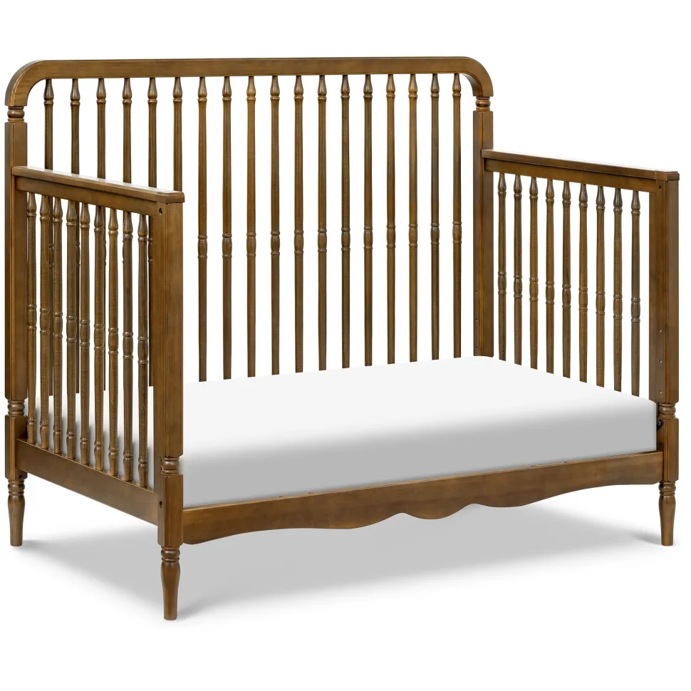Namesake Liberty 4-in-1 Convertible Spindle Crib - Natural Walnut