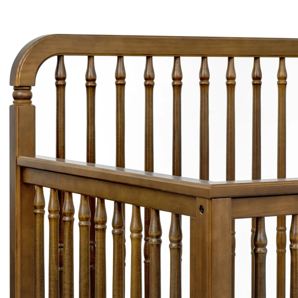 Namesake Liberty 4-in-1 Convertible Spindle Crib - Natural Walnut