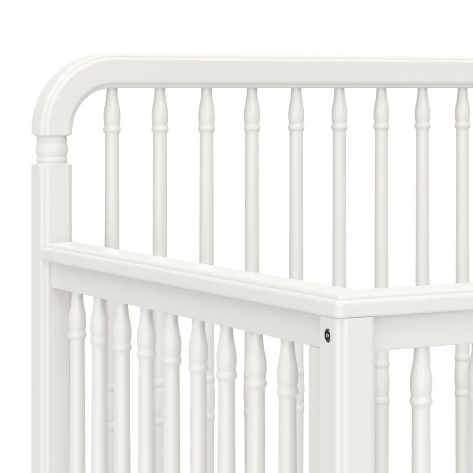 Namesake Liberty 4-in-1 Convertible Spindle Crib - Warm White