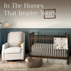 Namesake Liberty 3-in-1 Convertible Spindle Crib w/Toddler Bed Conversion Kit - Natural Walnut