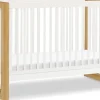 Namesake Nantucket 3-in-1 Convertible Crib w/Toddler Bed Conversion Kit - Warm White / Honey