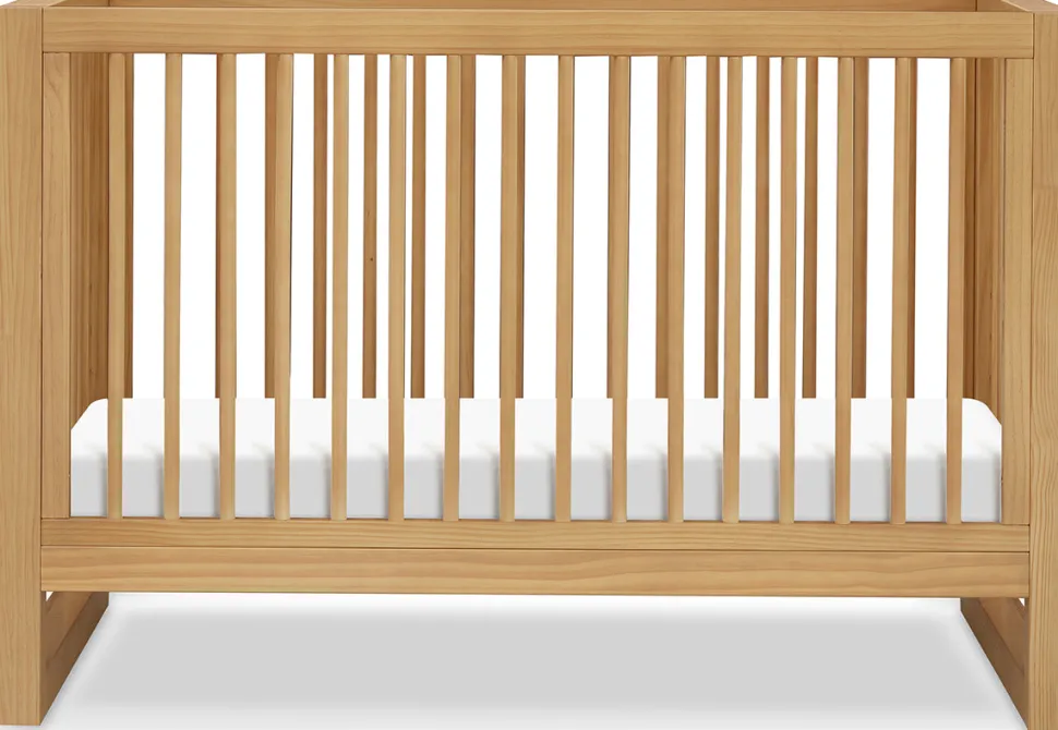 Namesake Nantucket 3-in-1 Convertible Crib w/Toddler Bed Conversion Kit - Honey
