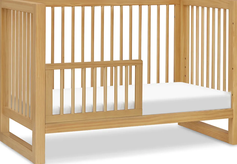 Namesake Nantucket 3-in-1 Convertible Crib w/Toddler Bed Conversion Kit - Honey