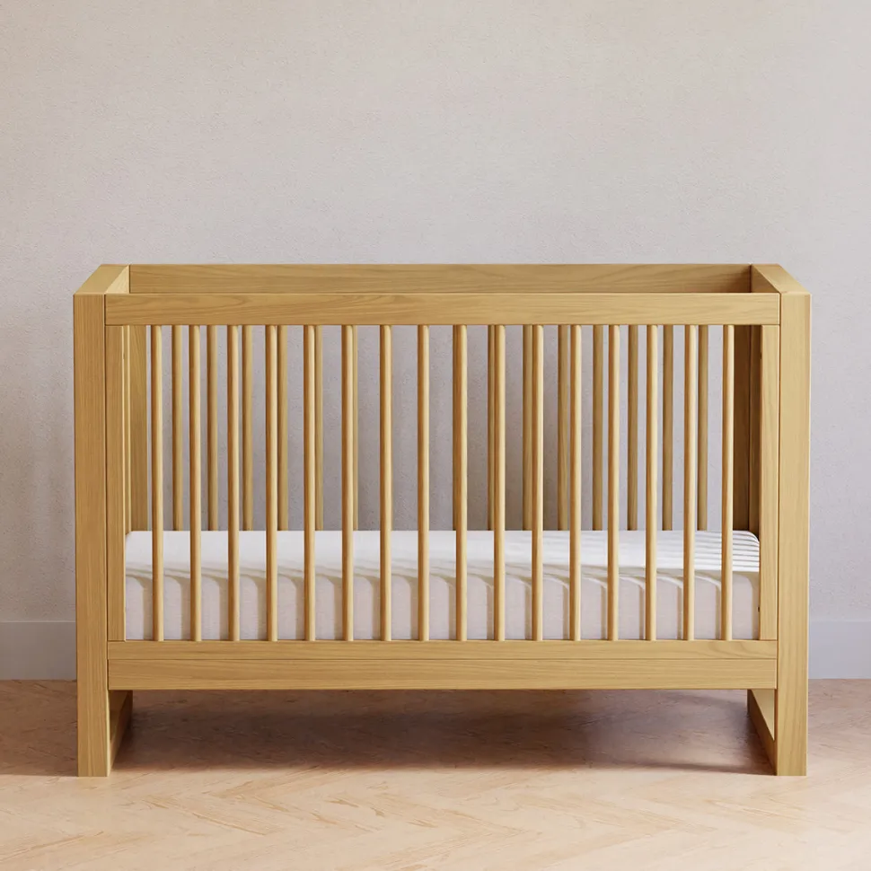 Namesake Nantucket 3-in-1 Convertible Crib w/Toddler Bed Conversion Kit - Honey
