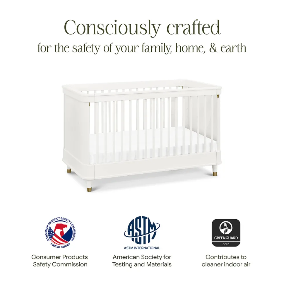 Namesake Tanner 3-in-1 Convertible Crib - Warm White