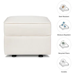Namesake Willa/Alden Gliding Ottoman - Performance Cream Eco-Weave