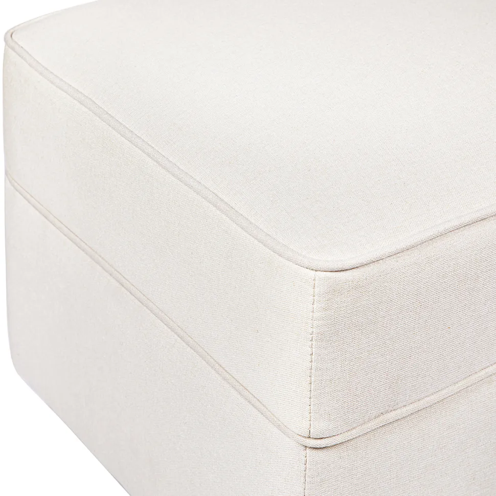 Namesake Willa/Alden Gliding Ottoman - Performance Cream Eco-Weave