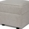 Namesake Willa/Alden Gliding Ottoman - Performance Grey Eco-Weave