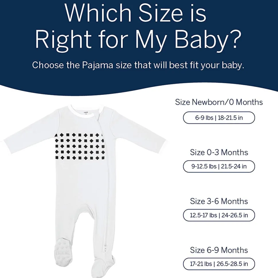 Nanit Breathing Wear Pajamas - 6-9 Months, Pebble Grey