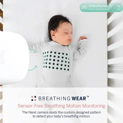 Nanit Breathing Wear Pajamas - Newborn, Pebble Grey