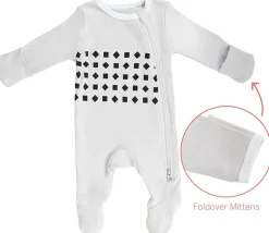 Nanit Breathing Wear Pajamas - Newborn, Pebble Grey