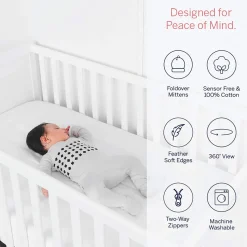 Nanit Breathing Wear Pajamas - Newborn, Pebble Grey