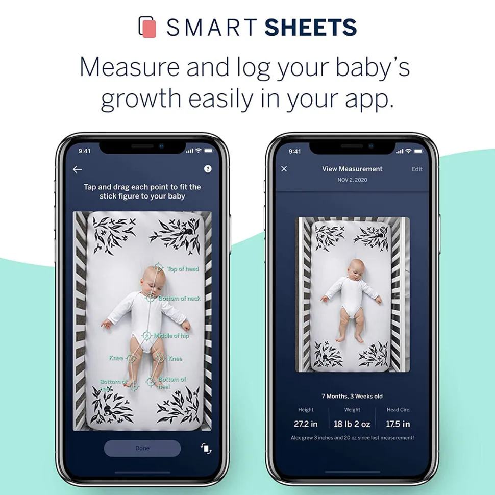 Nanit Smart Sheets - Grey
