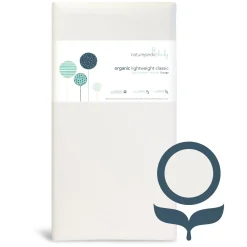 Naturepedic MC34 No-Compromise 2 Stage Lightweight Organic Classic Crib Mattress